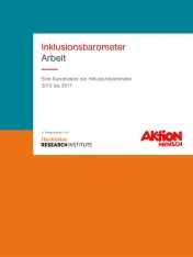 Kurzanalyse der Inklusionsbarometer 2013 bis 2017